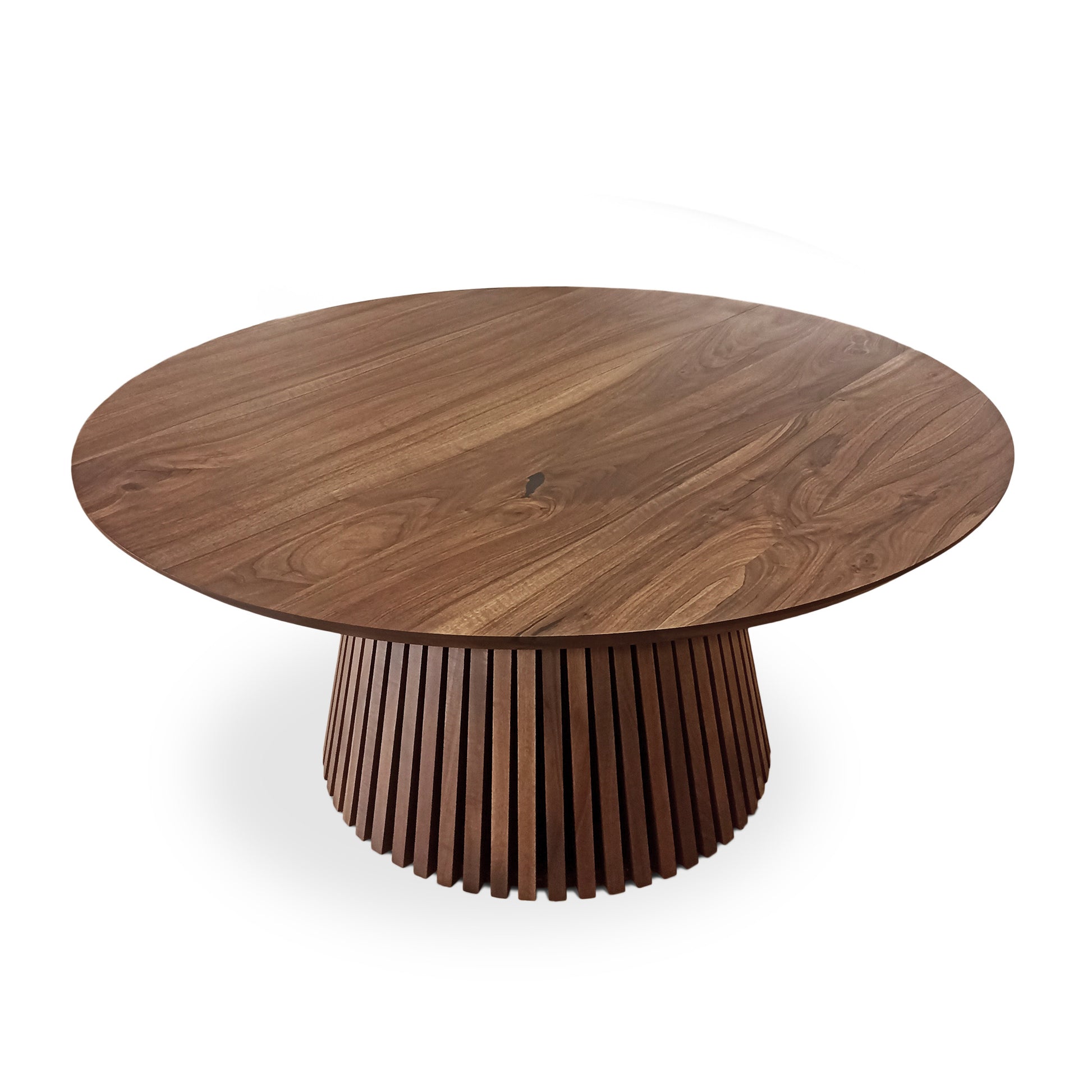 Vivien Extendable Round Dining Table in Chocolate Walnut S10Home