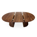 Vivien Extendable Round Dining Table in Chocolate Walnut S10Home