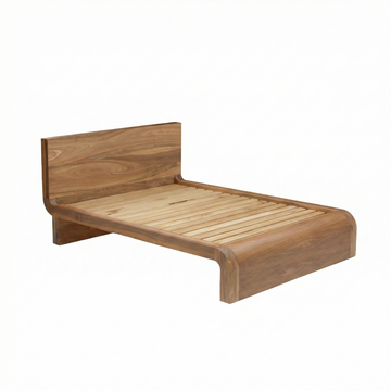 Emma Solid Walnut Bedframe King Size