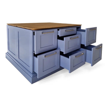 Kitchen Island 120 x 120 x 86 cm + table top 145 x 145 cm