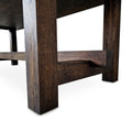 Rustic Extendable Dining Table in Chocolate Oak S10Home