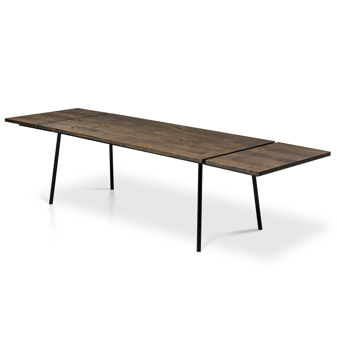 Mia Charcoal Oak Dining Table Extendable - S10Home