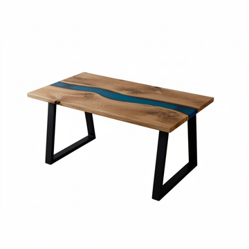 Wabi Blue Epoxidharztisch 