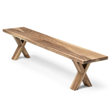 Walnut Bench | Solid Wood | 2-6 Seater | S10Home