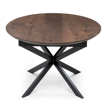Table à manger extensible en noyer foncé Beatrice | S10Home